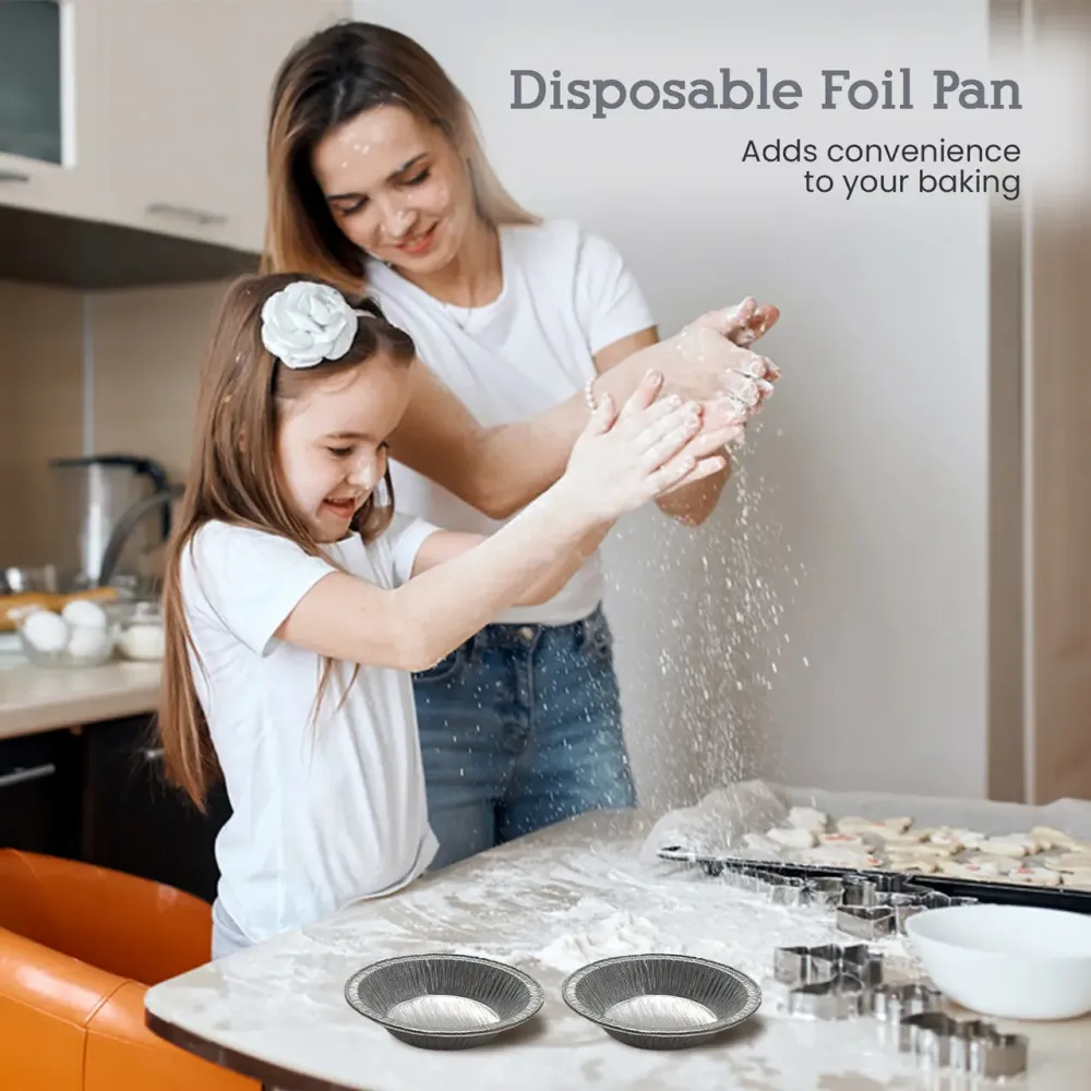 4¼" Disposable Aluminium Foil Deep Tart Pan #425