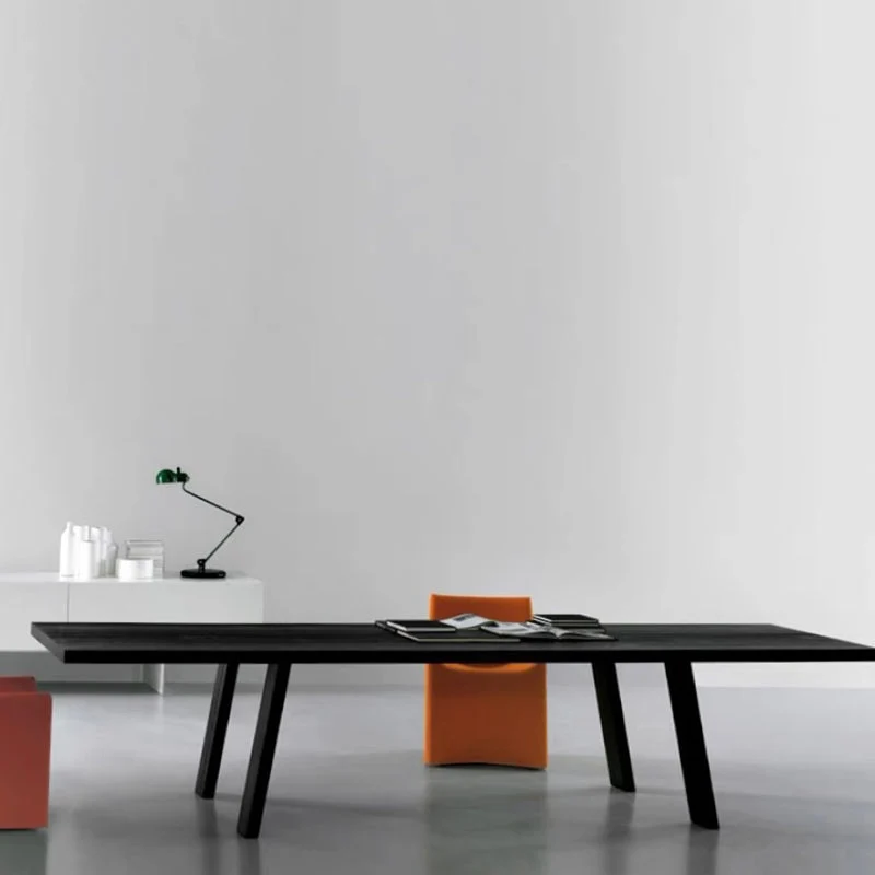 Eigentijds Style Wood Task Desk Rectangular Shape Office Desk 4 Legs 55