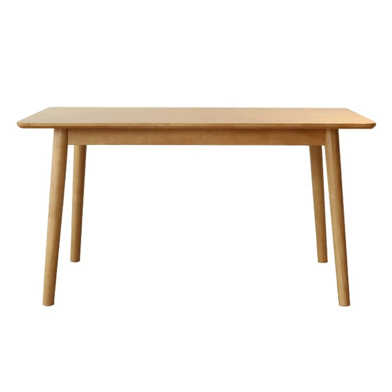 Simplicity Massief Wood Dining Table Rectangle Shape Dining Table 4 Legs Base 43