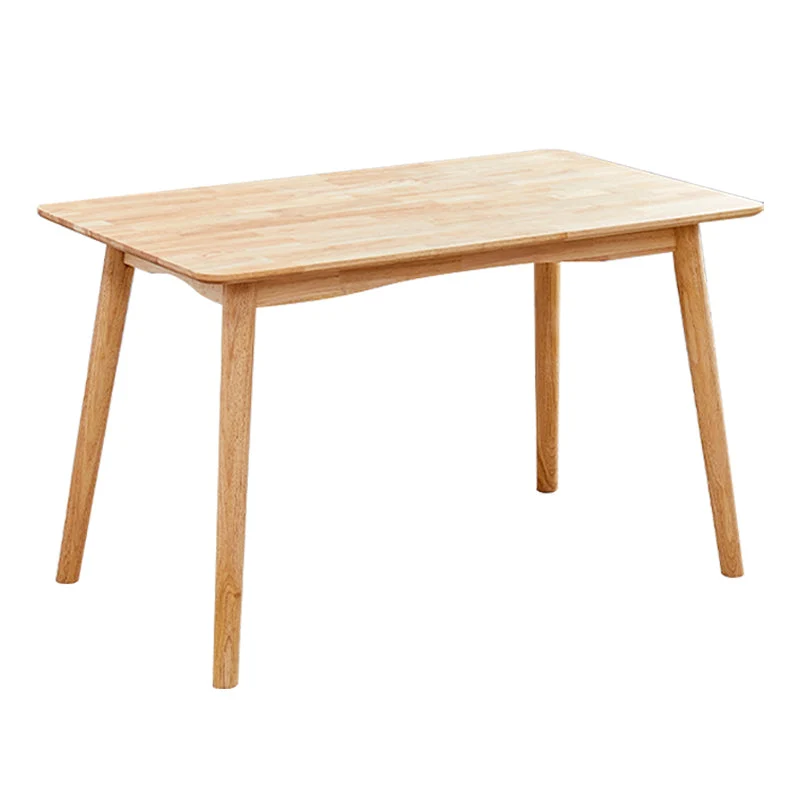 Simplicity Style Uni Wood Dining Table Rectangle and Square Dining Table 4 Legs Base 23