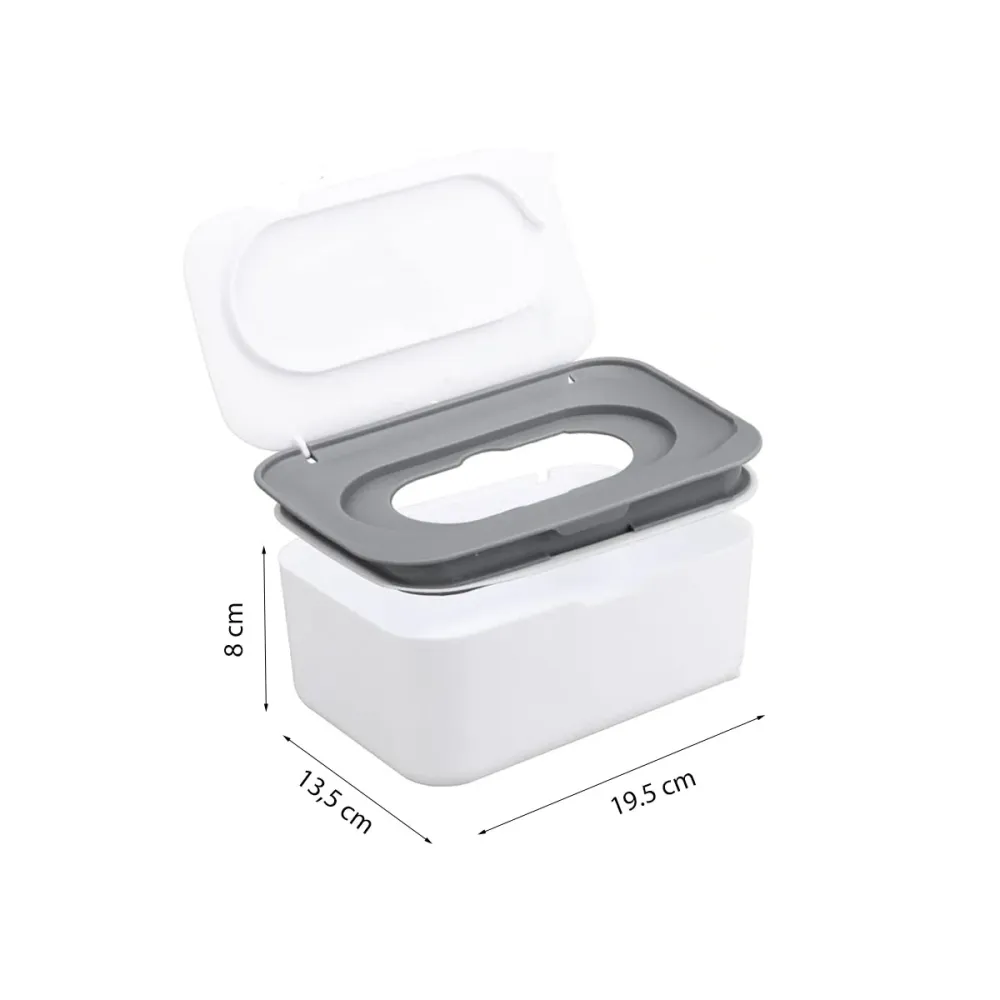Billendoekjes Houder - Wit - Billendoekjesdoos - Tissuedoos - Tissuebox - Billendoekjesbox