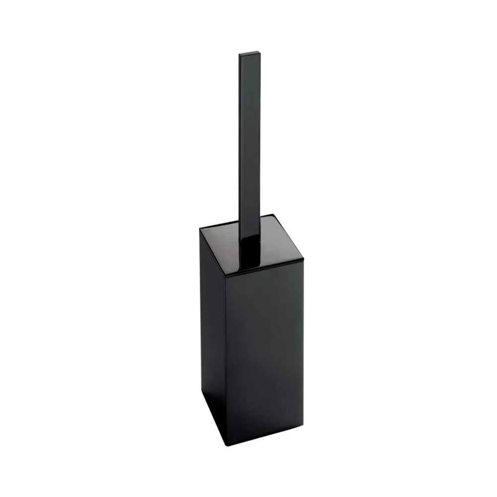 Doffe black ABS freestanding toilet brush holder Look collection Colombo Design