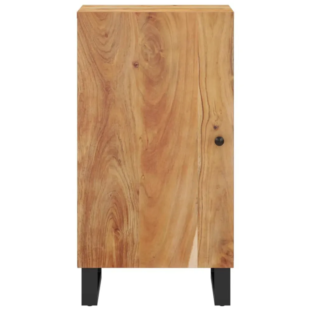 Dressoir met deur 40x31x75 cm massief acaciahout