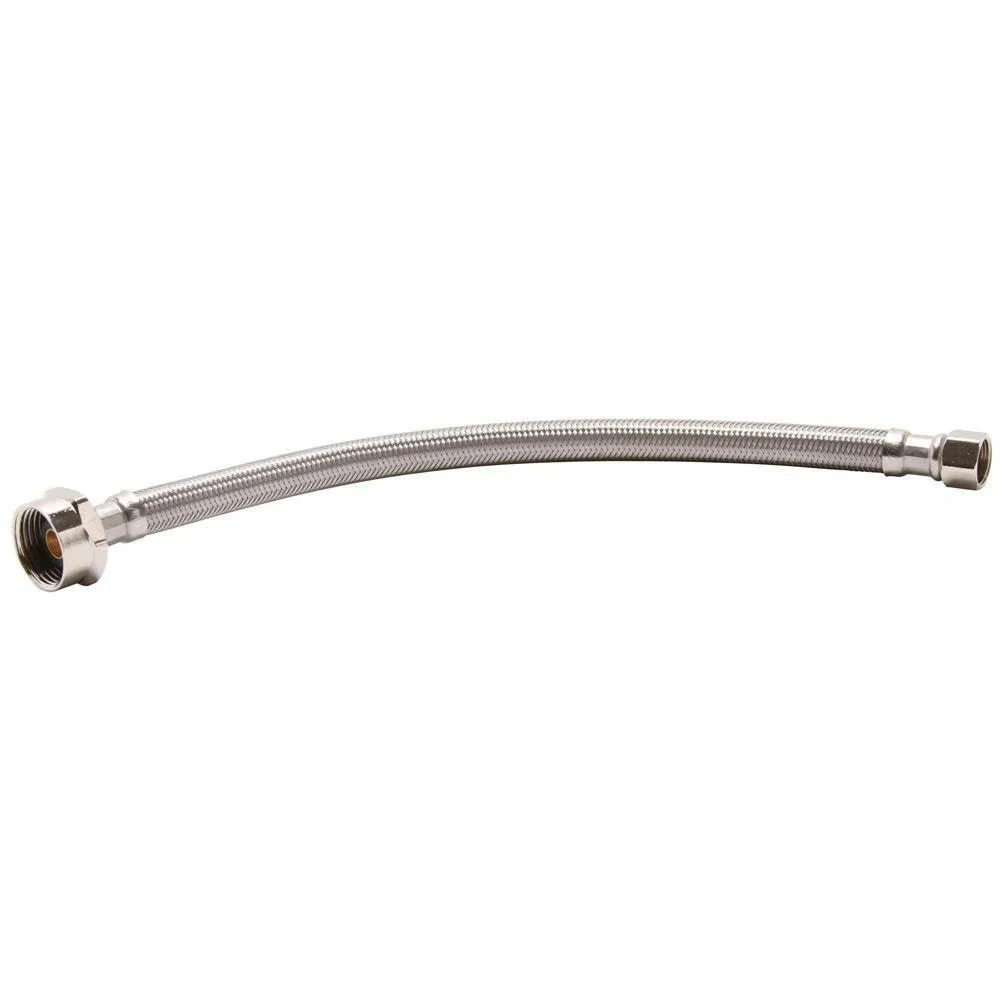 Durapro 3/8 . Compression x 7/8 . Van metaal Ballcock x 12 . Braided Stainless Steel Toilet Connector