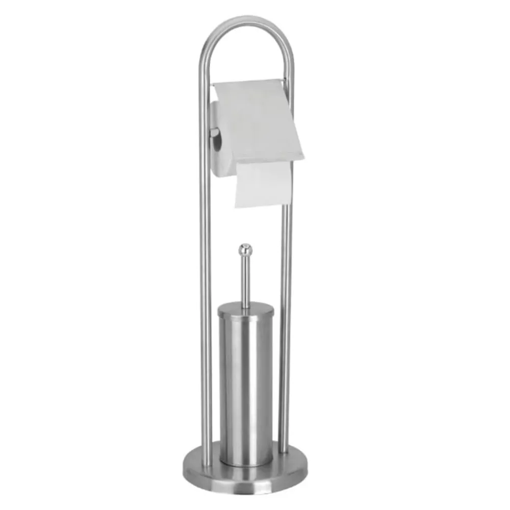 Excellent Houseware Toiletrolhouder met toiletborstel staand 80 cm