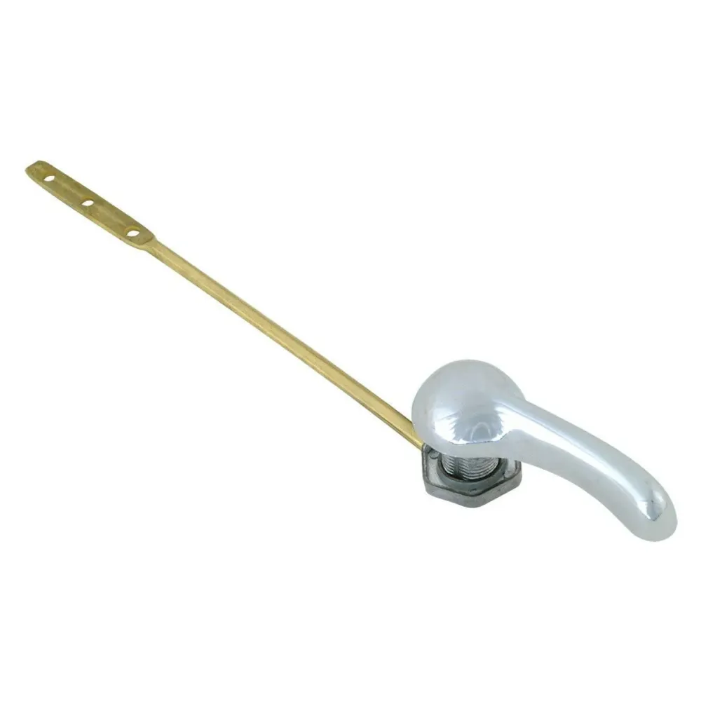 EZ-FLO 8-1/2 . Brass Arm Toilet Tank Lever Chroom Handle