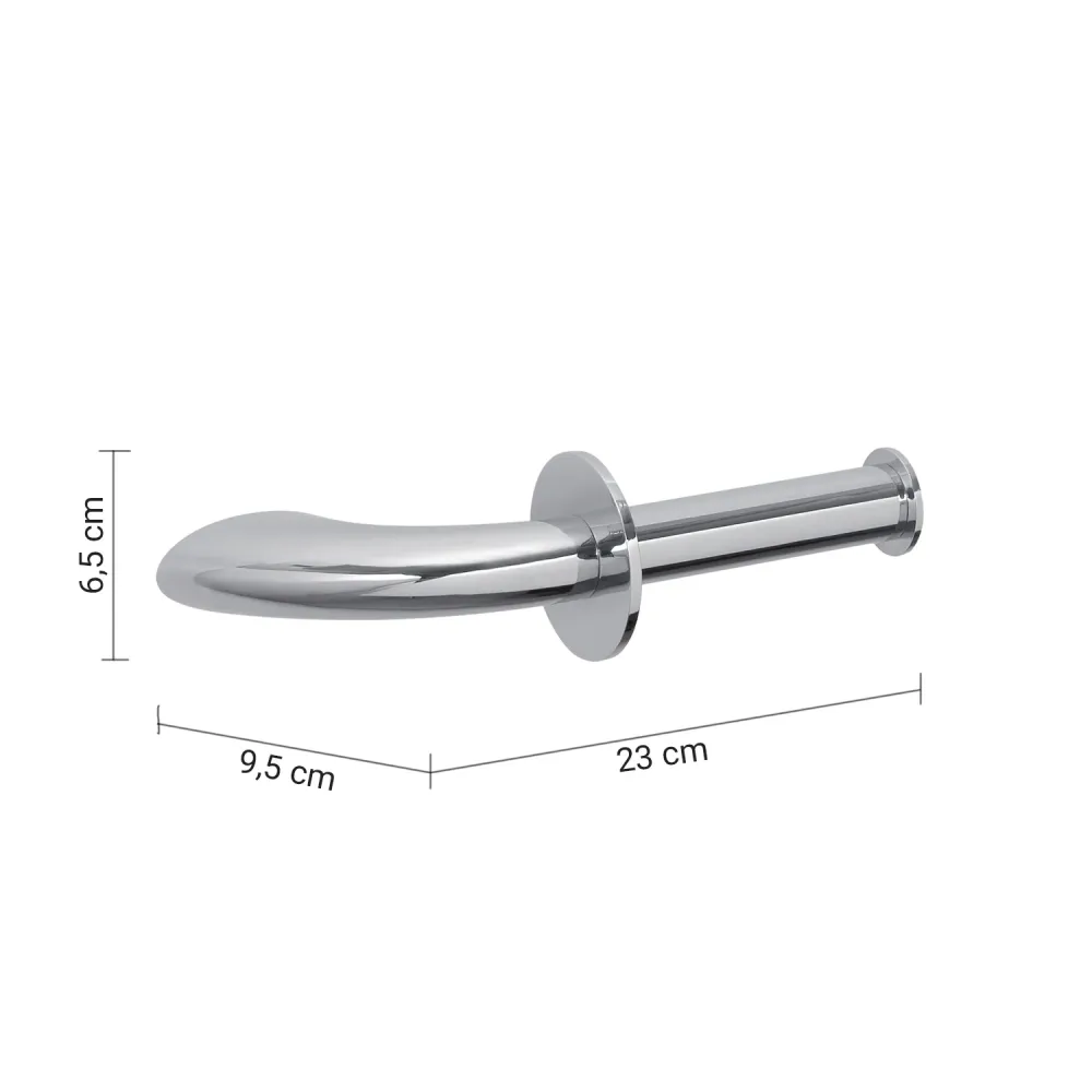 Gedy toilet paper holder model Maldive Messing and Cromall - Chrome-plated