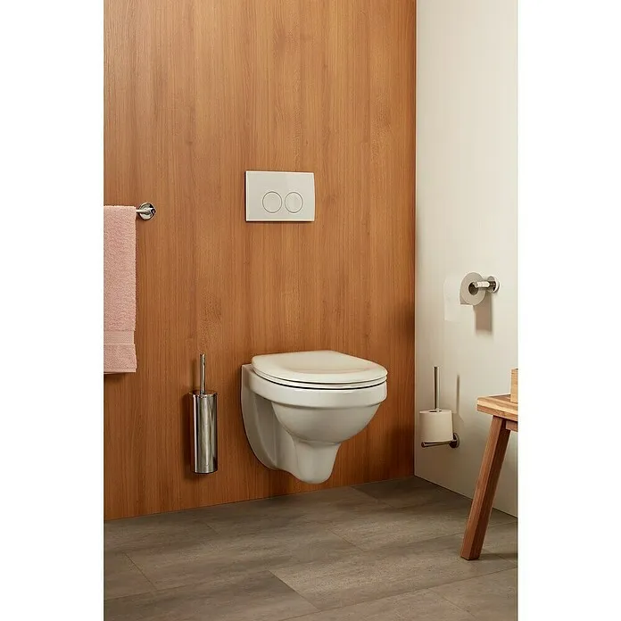 Haceka Kosmos Toiletborstel met houder - Zamak, Chroom