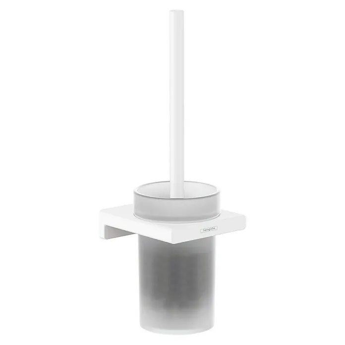 Hansgrohe AddStoris Toiletborstel met houder - Metaal, Wit