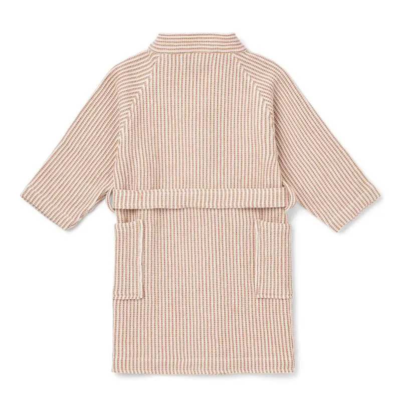 Liewood Bertha Bathrobe - Y/D Stripe Tuscany Rose/Creme de la Creme