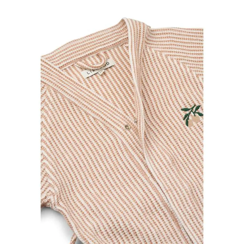 Liewood Bertha Bathrobe - Y/D Stripe Tuscany Rose/Creme de la Creme