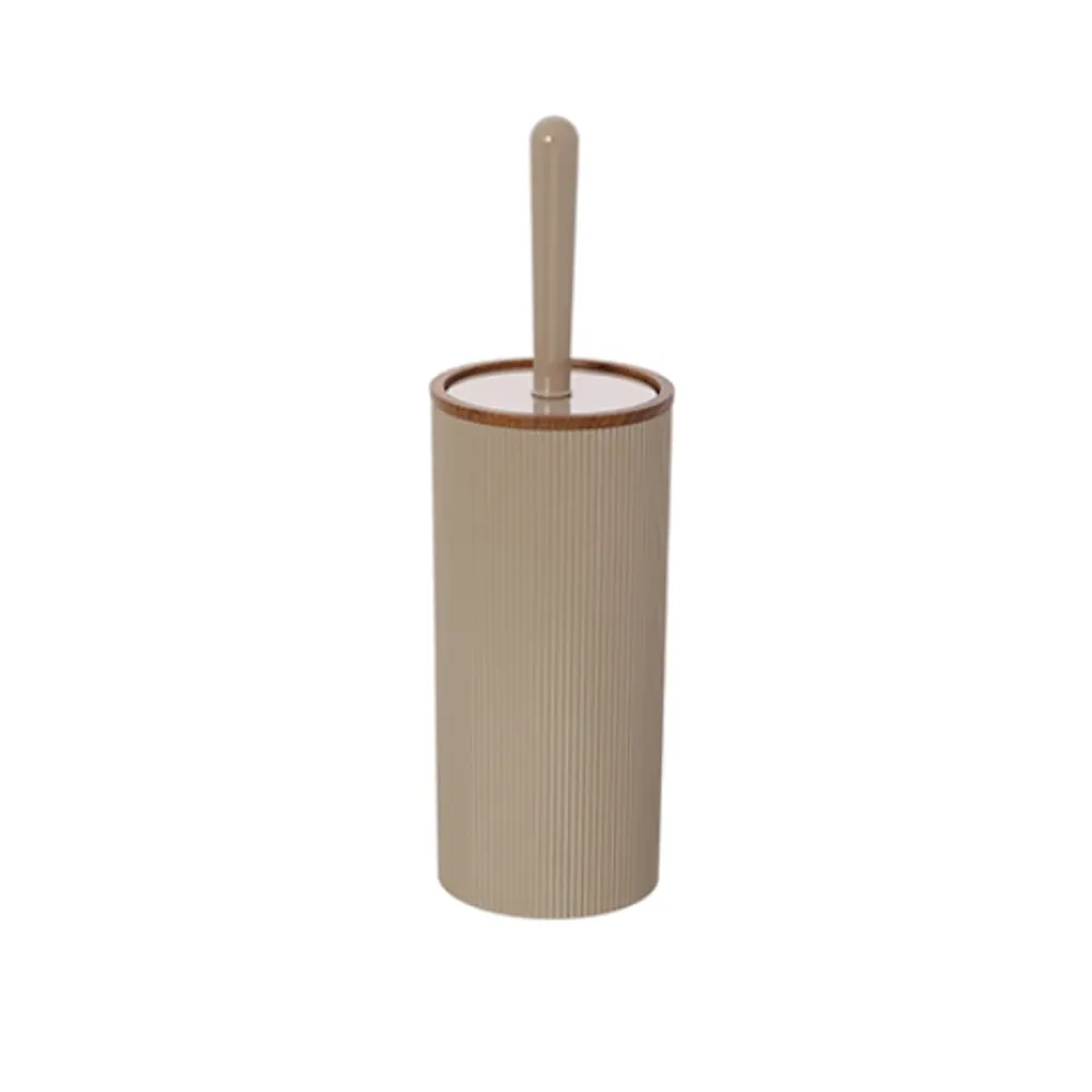 London model toilet brush holder lichtbruin color