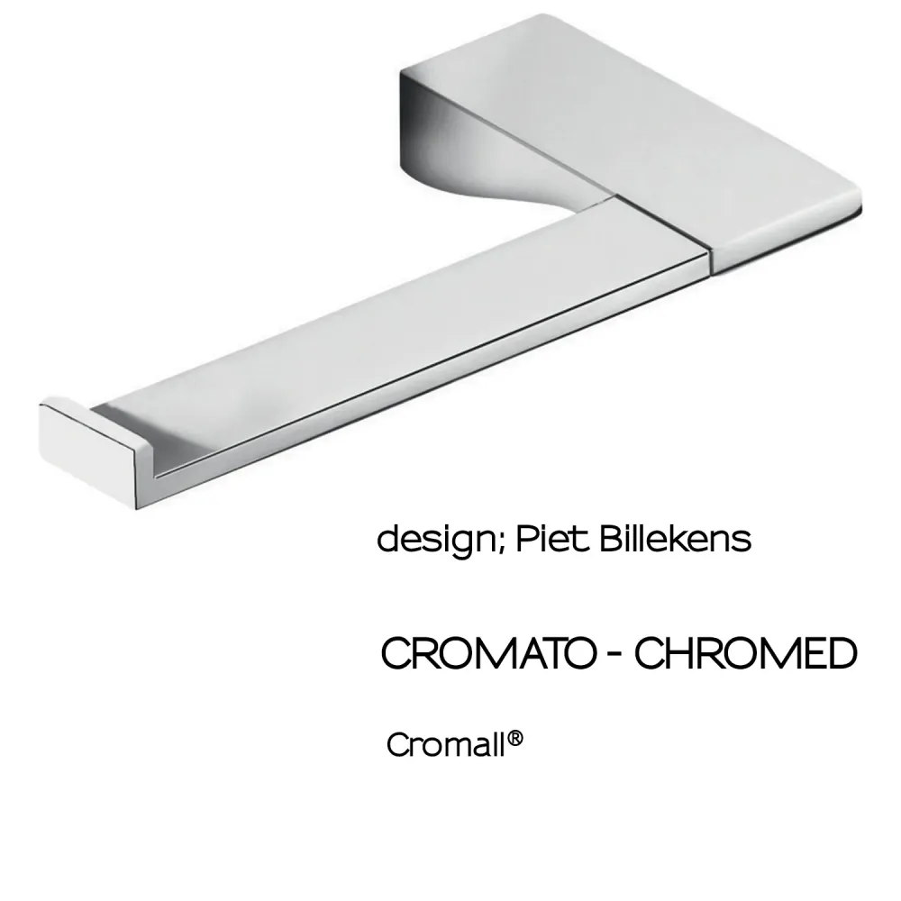 Practical Gedy Glamour toilet paper holder chrome-plated messing 15.7x8.2x2 cm