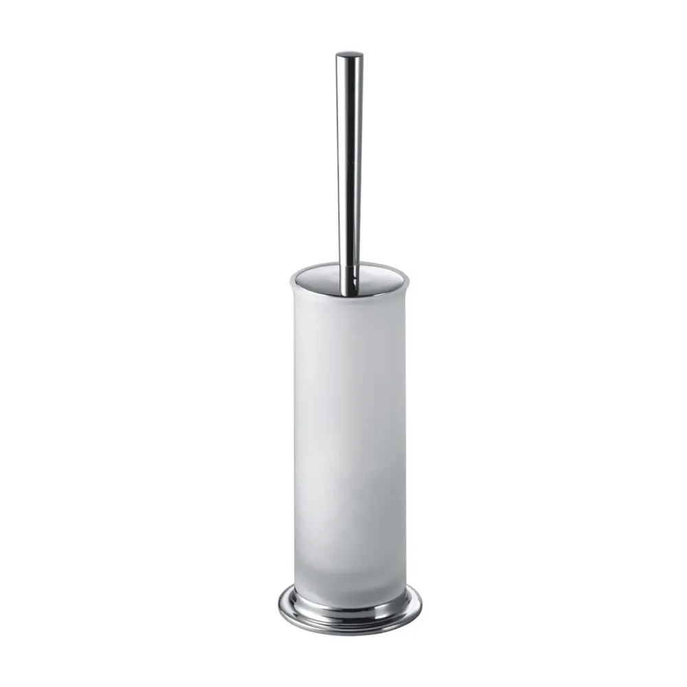 Replacement toilet brush holder mat glass base Link collection Colombo Design