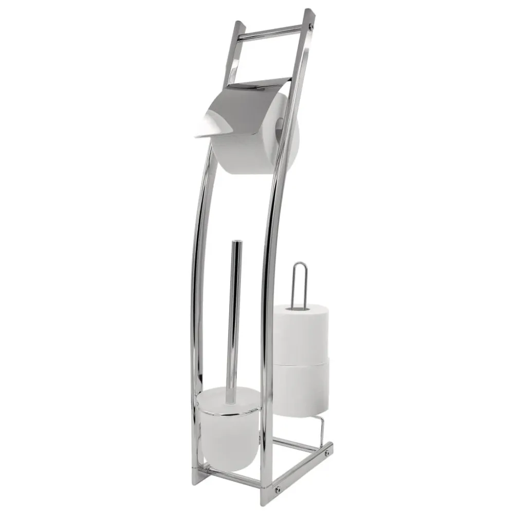 RIDDER Toiletborstelset 3--1 Fabio glanzend chroom