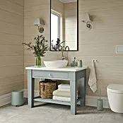 Smedbo Toiletborstel met houder - Eucalyptus, l x b x h: 100 x 100 x 350 mm
