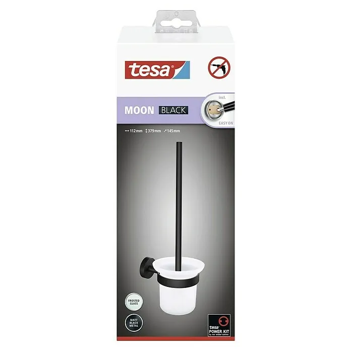 Tesa Moon Toiletborstel met houder - Metaal