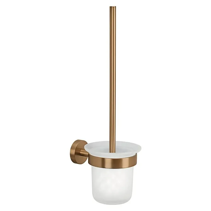Tesa Moon Toiletborstel met houder MOON - Glas, Brons