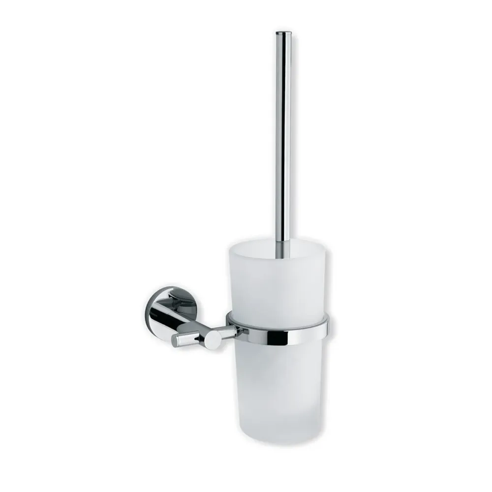 Toilet brush holder Arte series één attachment chrome brass