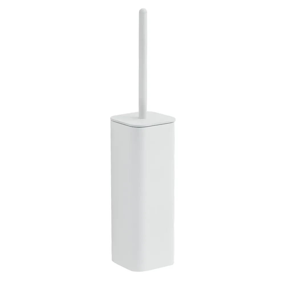 Toilet brush holder Brass, AISI 304 Stainless Steel and Cromall Outline Gedy - Matte Parelmoer