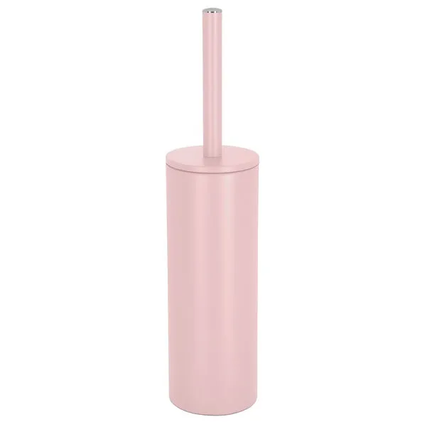 Toilet brush RVS holder model Akira - Matte pink