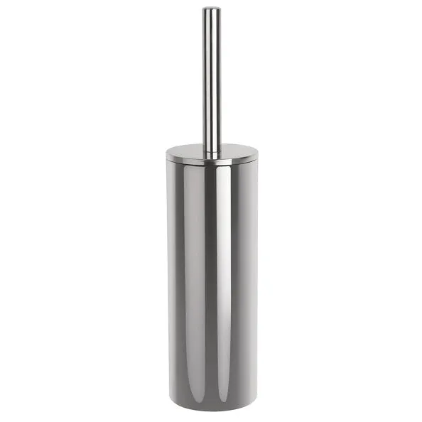 Toilet brush RVS steel holder model Nyo - Polished steel