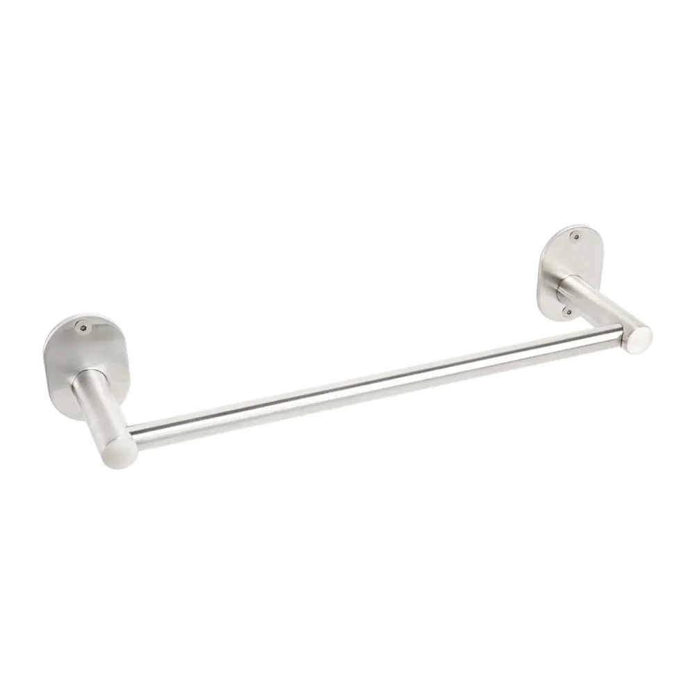 Towel holder zachtglans stainless steel, mounting included screws or glue Blizz Metaform line 30 cm