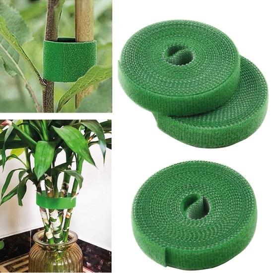 24ME® - 10M Plant Klittenband - Bindmaterialen - Incl. Bewaar Etui - Binnen- en Buiten Gebruik - Binddraad voor Planten