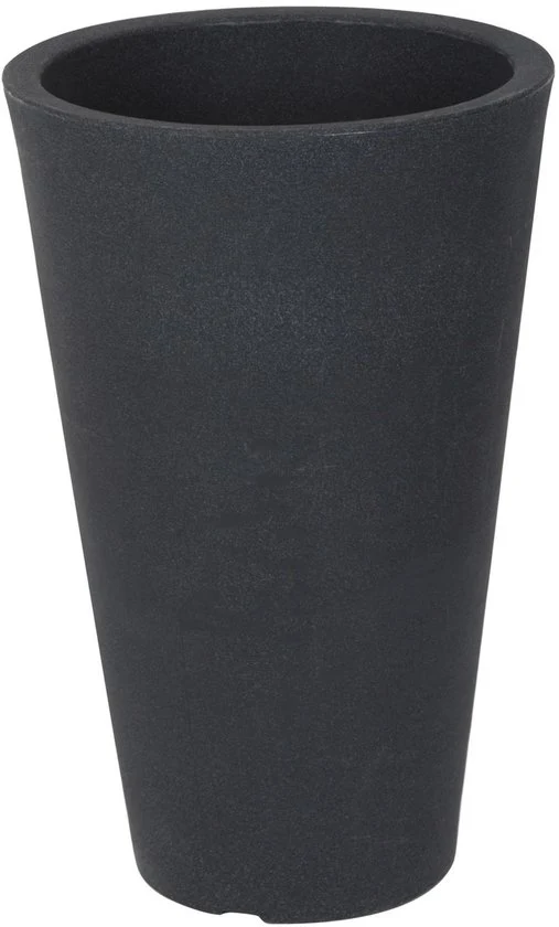 4gardenz Stone Pilaar Plantenbak Rond - 35x55 cm - Steengrijs