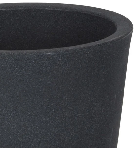 4gardenz Stone Pilaar Plantenbak Rond - 35x55 cm - Steengrijs