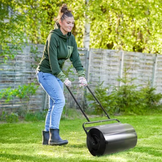 4goodz Gazonwals Tuinwals 32 cm Diameter - 38 liter Water-Zand Vulling