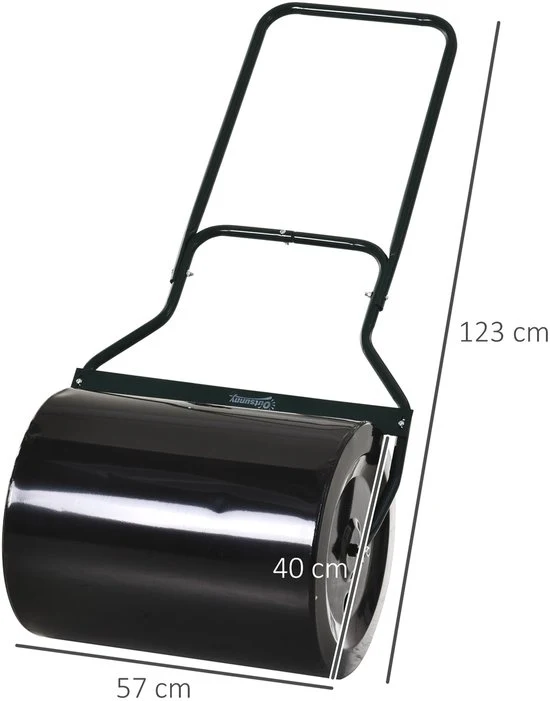 4goodz Gazonwals Tuinwals 40 cm Diameter - 60 liter Water-Zand Vulling