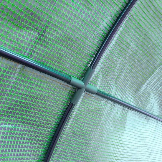 4goodz Kunststof Foliekas Muurbevestiging 200x100x215 cm - Groen