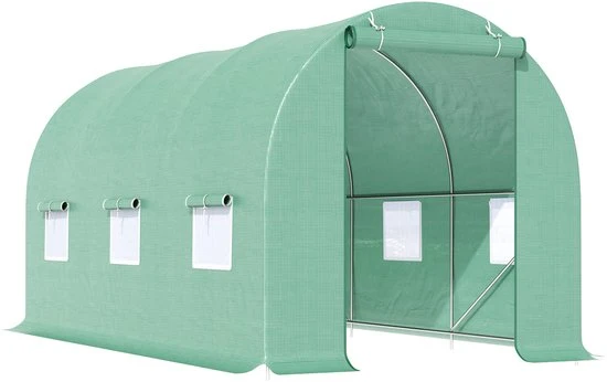 4goodz Tunnelserre Foliekas met Gaasplastic 445xx190 cm
