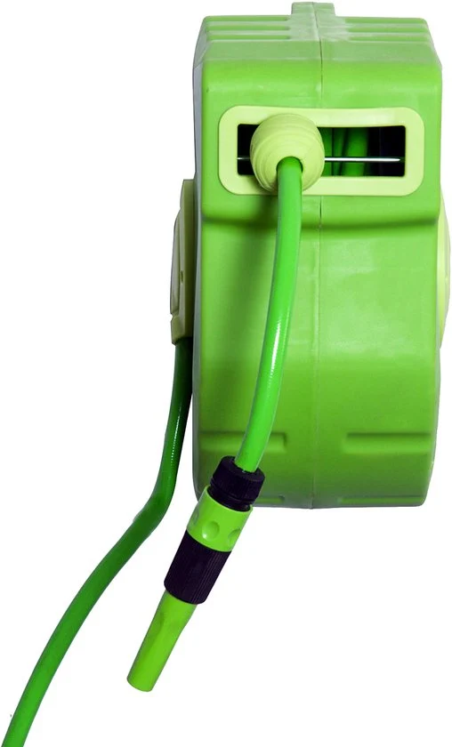 4goodz Wandslangenbox 180 graden Draaibare Slanghaspel 15 mtr - Automatische oprol