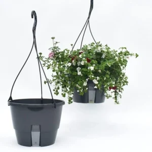 Aqua Easy - Met Waterreservoir - 32cm - Hangppot voor buiten - Bloempotten voor buiten - Bloempot - Waterbesparend -Bloemp...