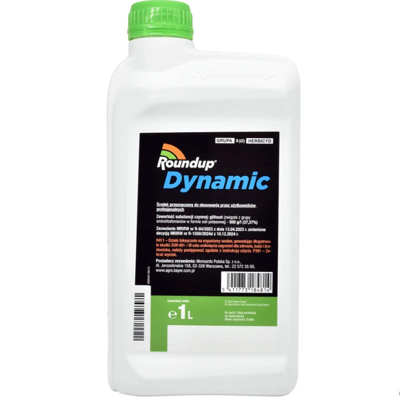 Roundup Dynamic 500 Glyfosaat Herbicide 1L Bayer