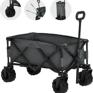Bolderkar Strand inklapbare Handwagen 360° Tuinwagen