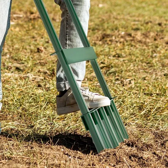 Handmatige Gazonbeluchter Verticuteerder 30 cm - Groen