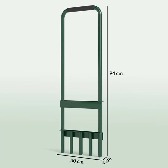 Handmatige Gazonbeluchter Verticuteerder 30 cm - Groen