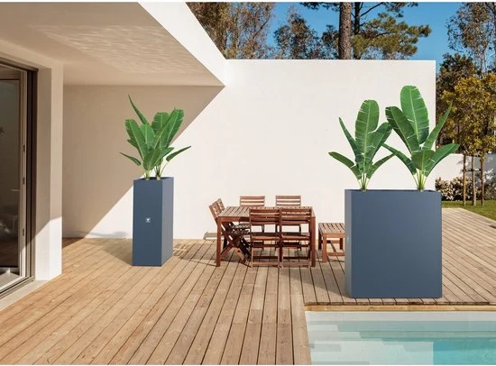 Herstera Garden® Plantenbak Cube HG08975801 - 100x40x115 cm - Antraciet