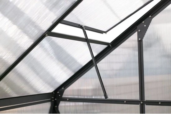 Westmann Aluminium kas Flora 68 | Antraciet | 252x192x201cm