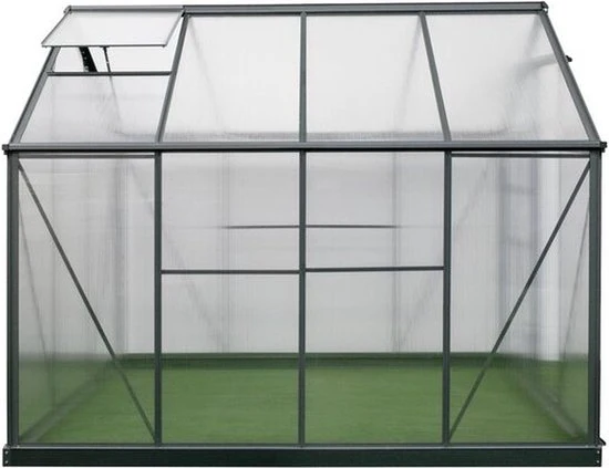 Westmann Aluminium kas Flora 68 | Antraciet | 252x192x201cm