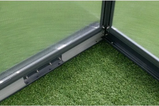 Westmann Aluminium kas Flora 68 | Antraciet | 252x192x201cm