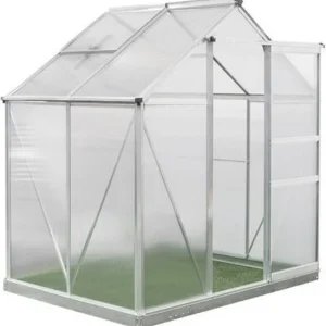 Westmann Aluminium kas Flora 64 - Zilver - 132x190x201cm