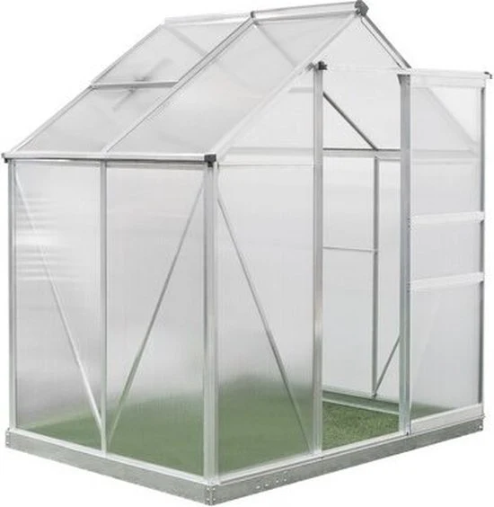 Westmann Aluminium kas Flora 64 - Zilver - 132x190x201cm