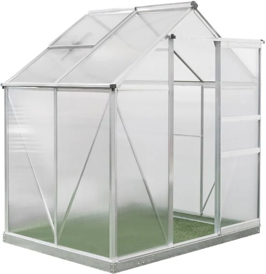 Westmann Aluminium kas Flora 64 - Zilver - 132x190x201cm