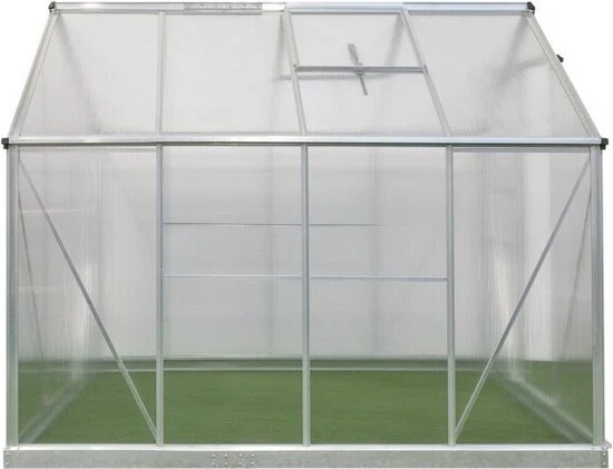 Westmann Aluminium kas Flora 68 - Zilver - 252x192x201cm