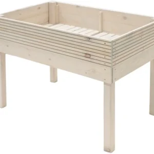 Westmann Frieda Houten Plantenbak op poten 75x119x79 cm - Lichtgrijs