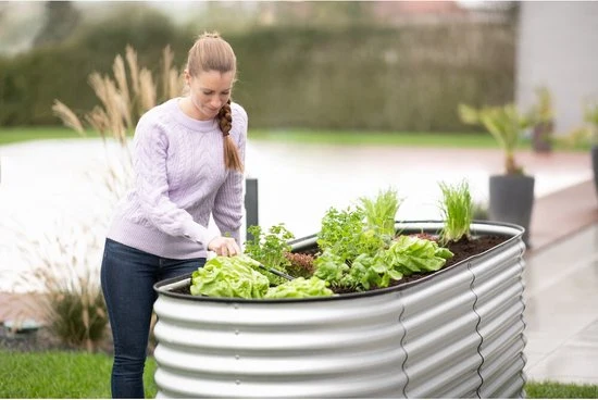 Westmann - ISPB170H - Plantenbak - Bloembak - Tuin Hochbeed - 80 x 82 x 240 cm